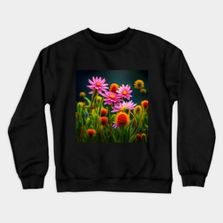 Flower Blooming Crewneck Sweatshirt